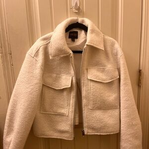 Truth Ivory Textured Jacket